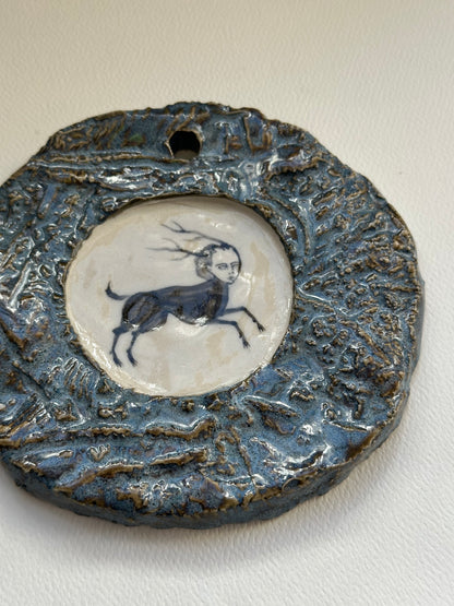 Cloven Horn - Ceramic Painting