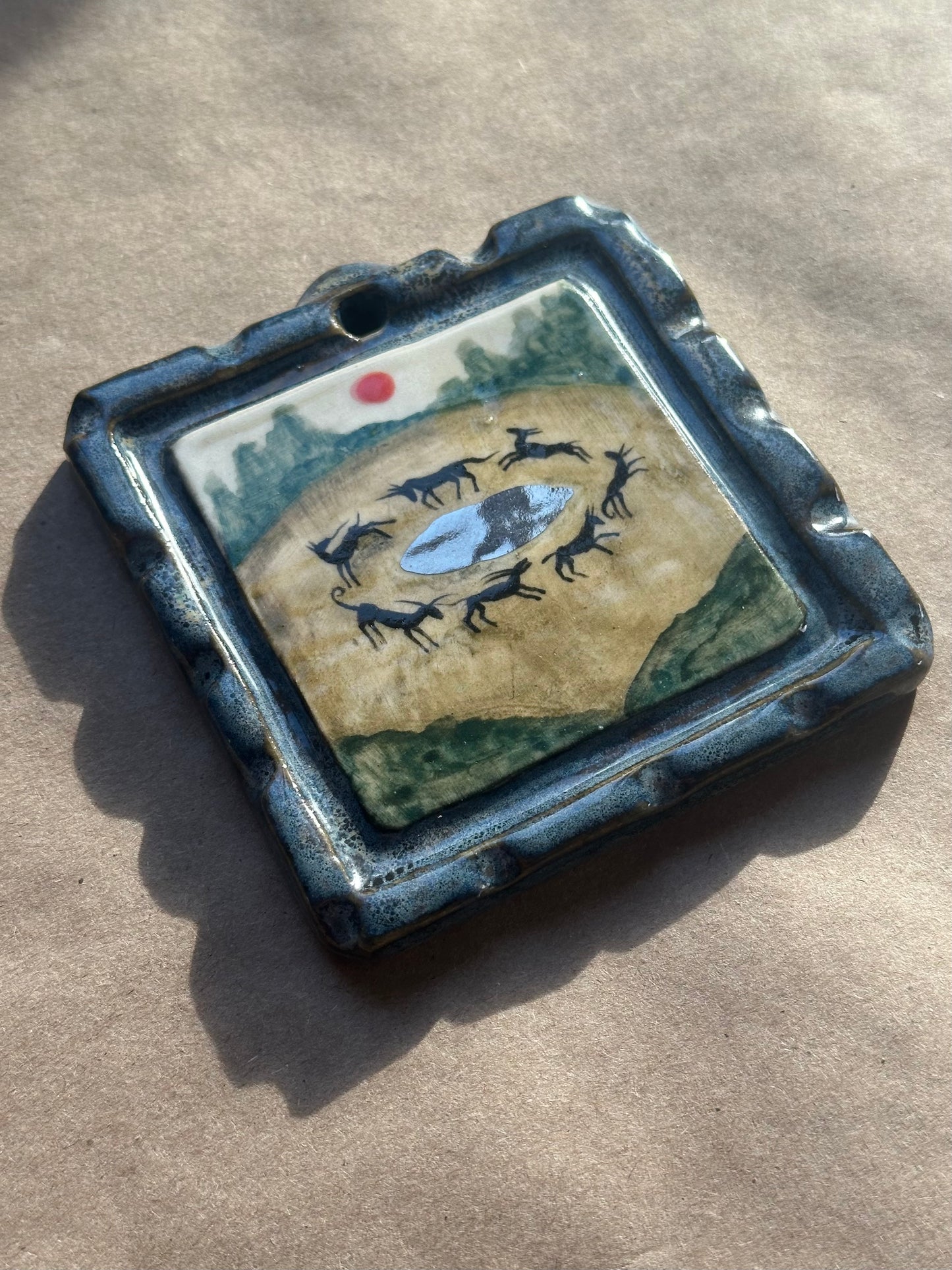 Carousel of the Realm - Ceramic Painting
