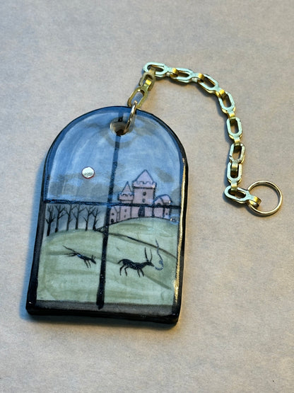 The View  - Ceramic Wall Charm