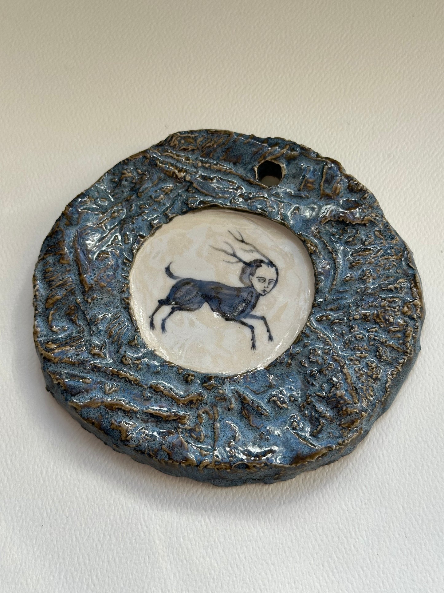 Cloven Horn - Ceramic Painting
