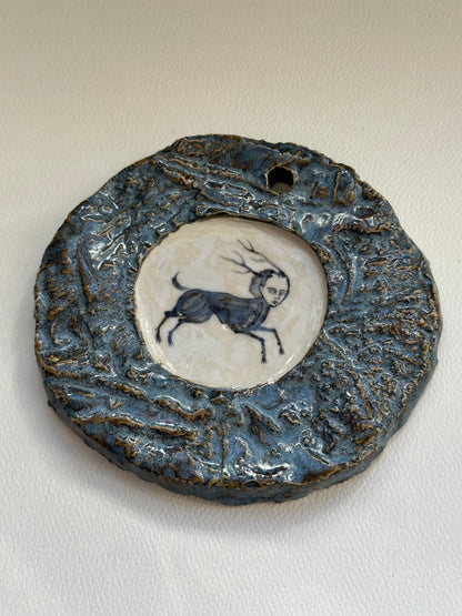 Cloven Horn - Ceramic Painting