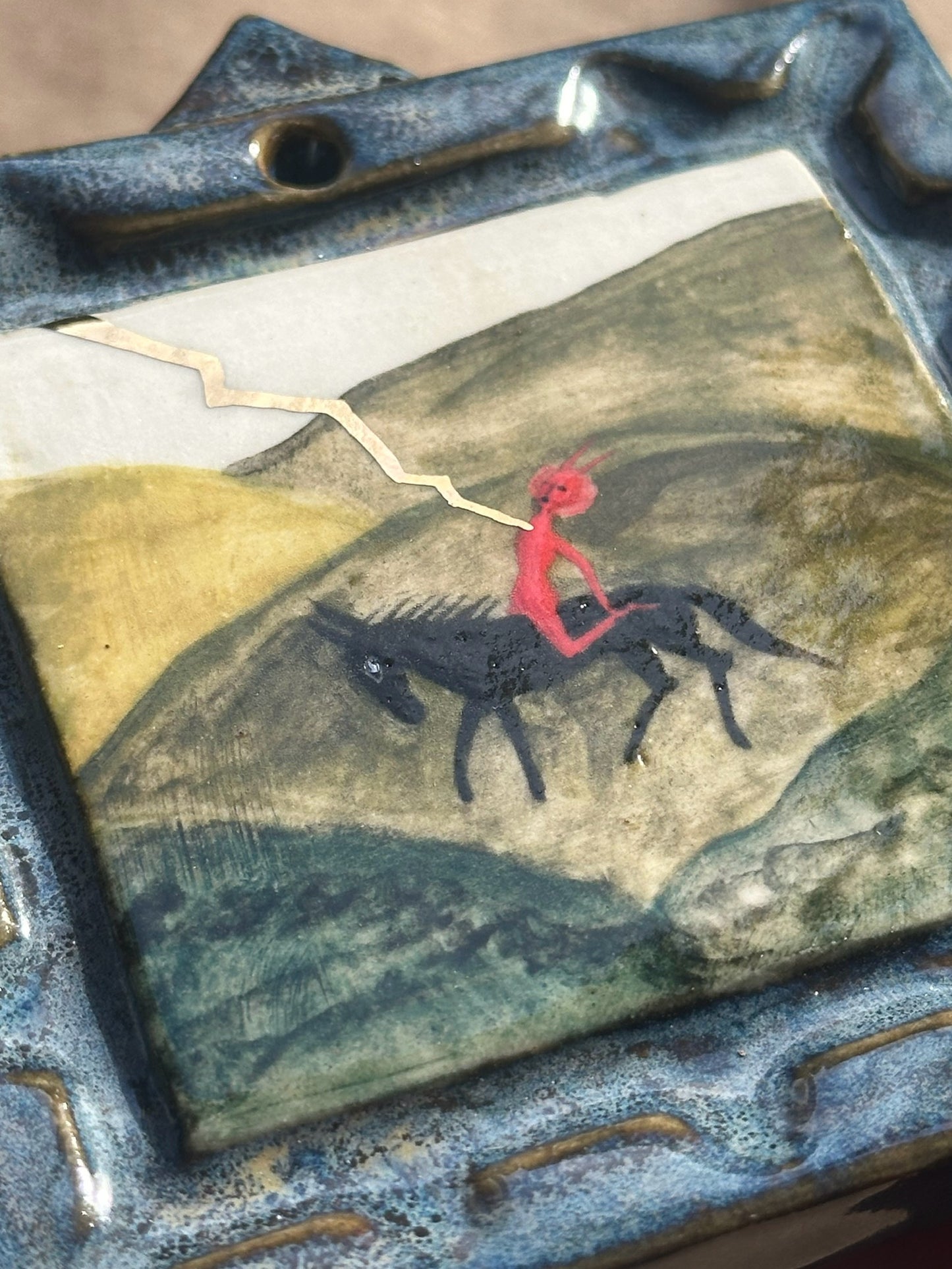 The Unforgiving Realm - Ceramic Painting
