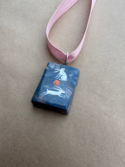 Hares in the Sun - Pendant