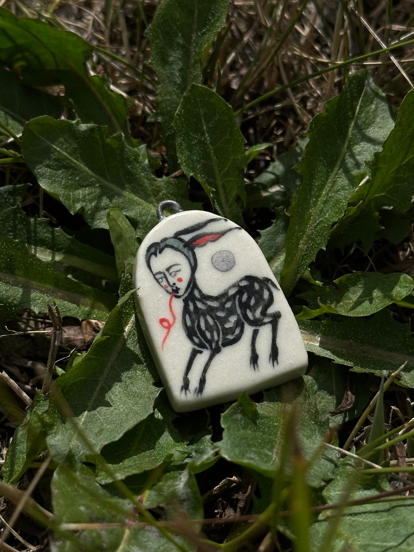 The Familiar Hare - Pendant