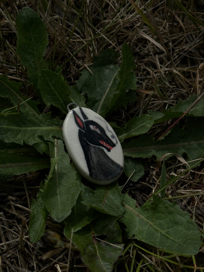 Sad Wolf - Pendant