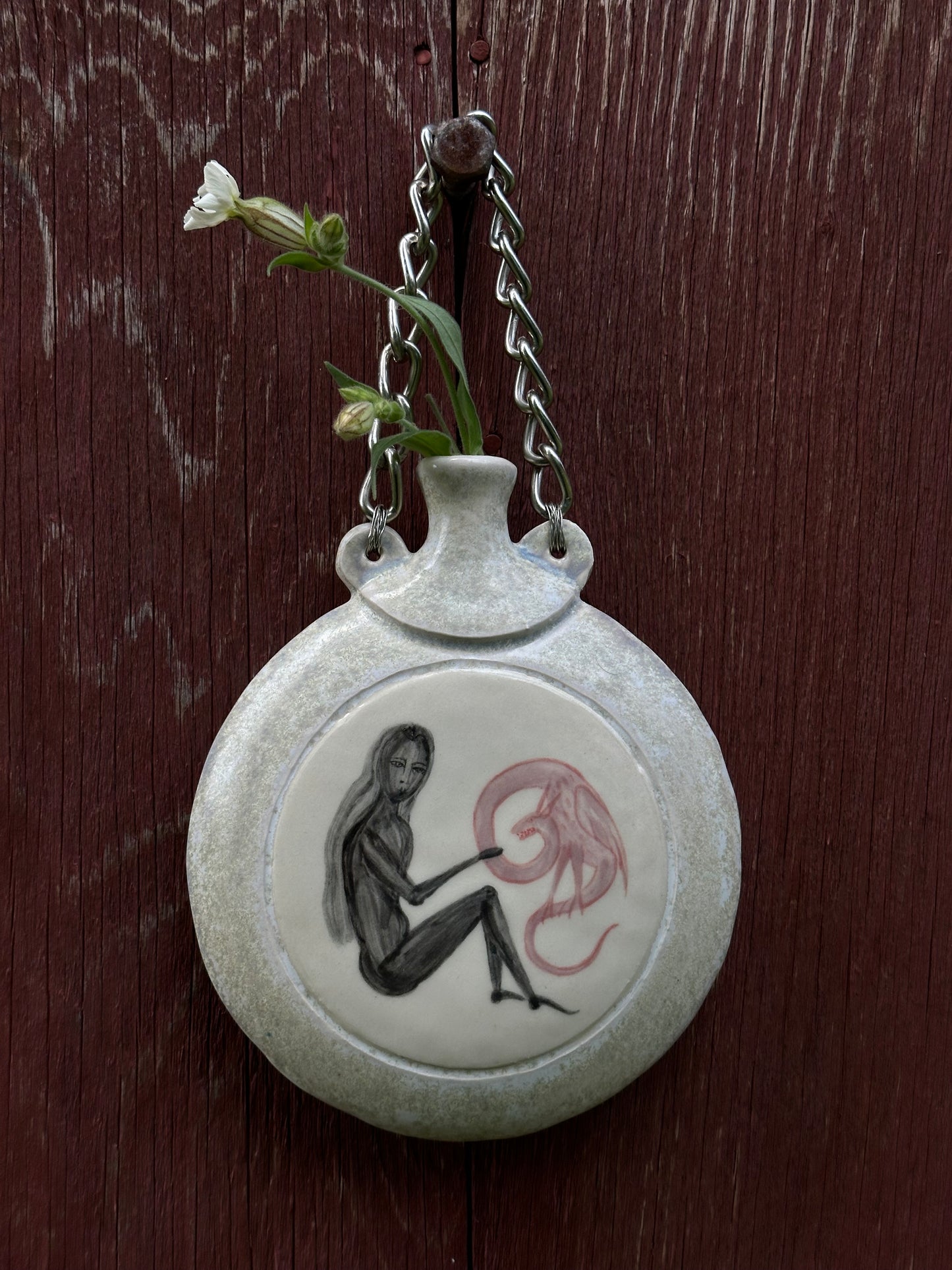 The Thought and The Listener - Wall Vase