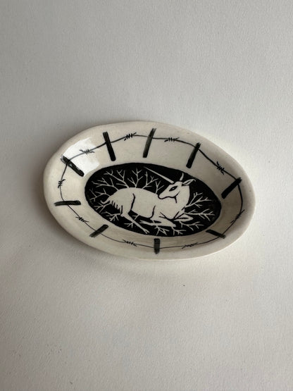 Captured Unicorn - Dish (a)