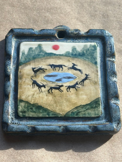 Carousel of the Realm - Ceramic Painting