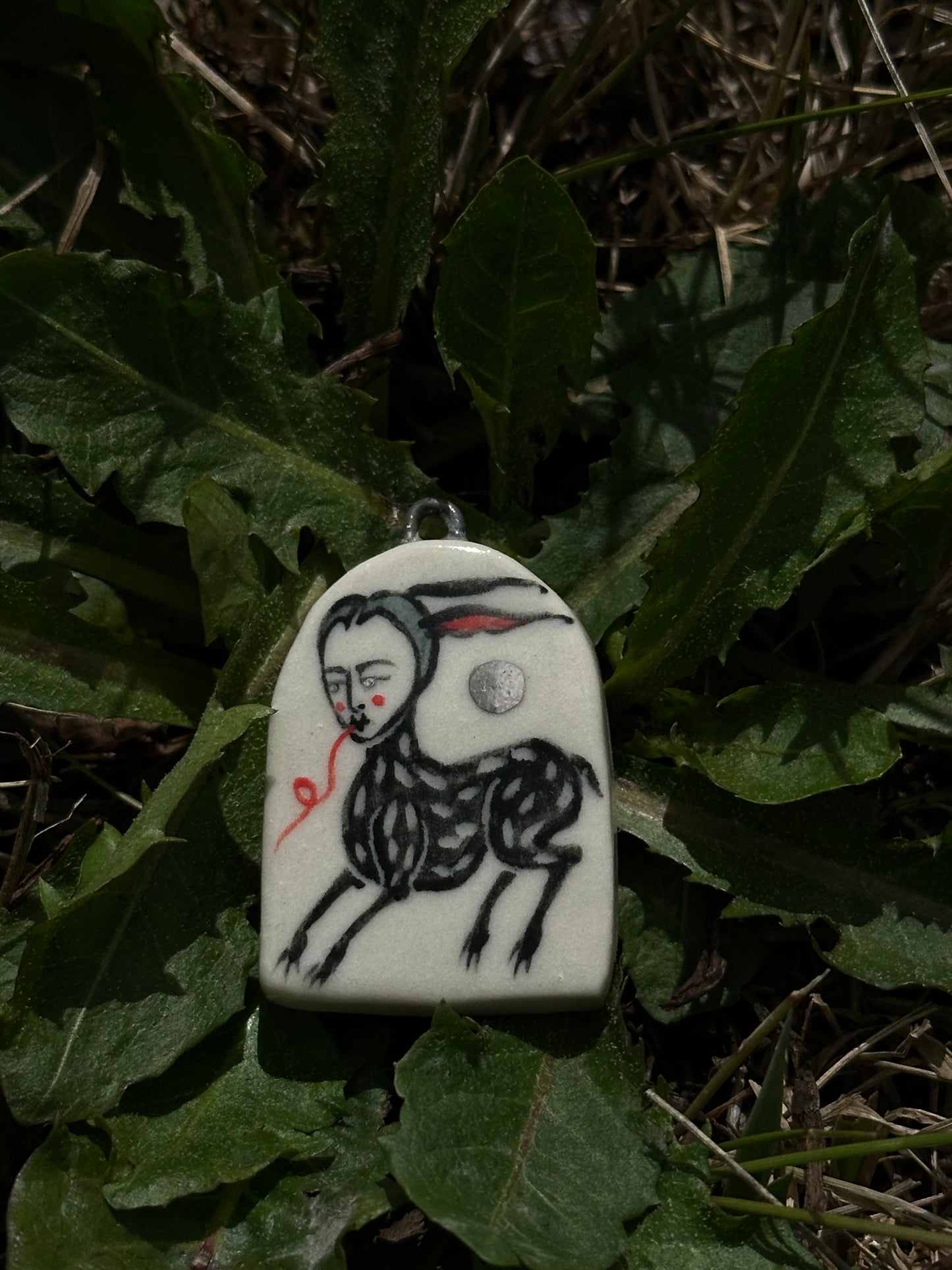 The Familiar Hare - Pendant