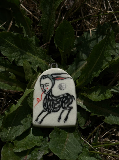 The Familiar Hare - Pendant