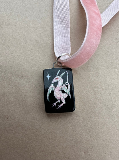 Iridescent Dragon - Pendant