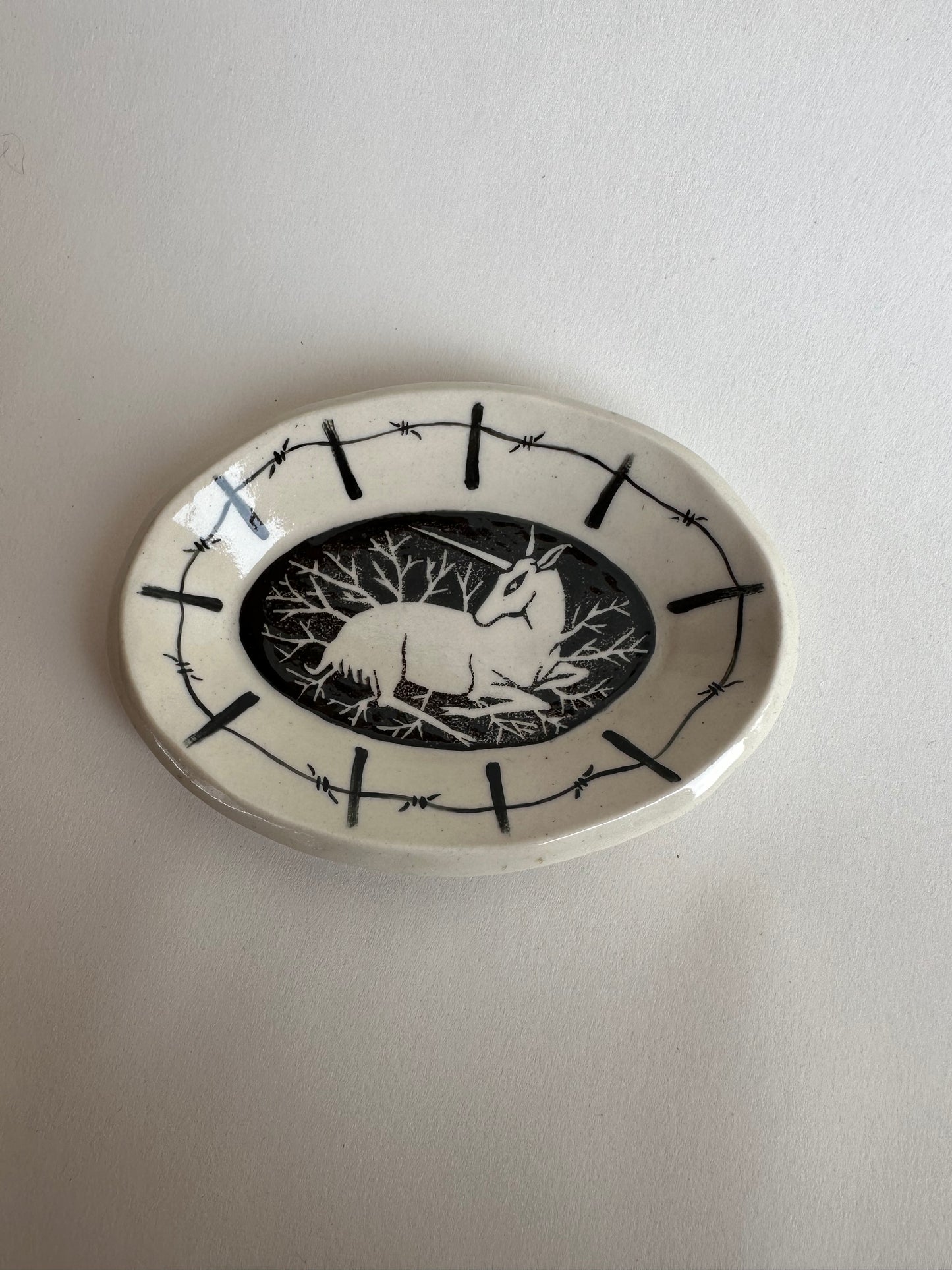 Captured Unicorn - Dish (c)