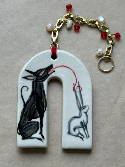 The Lick - Ceramic Wall Charm