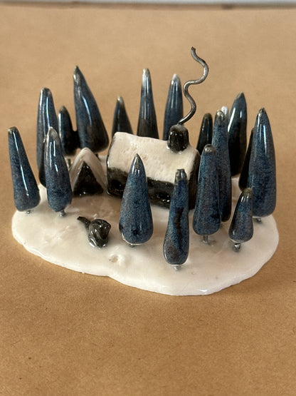 There’s A Wolf Outside The Door -  Sculpture