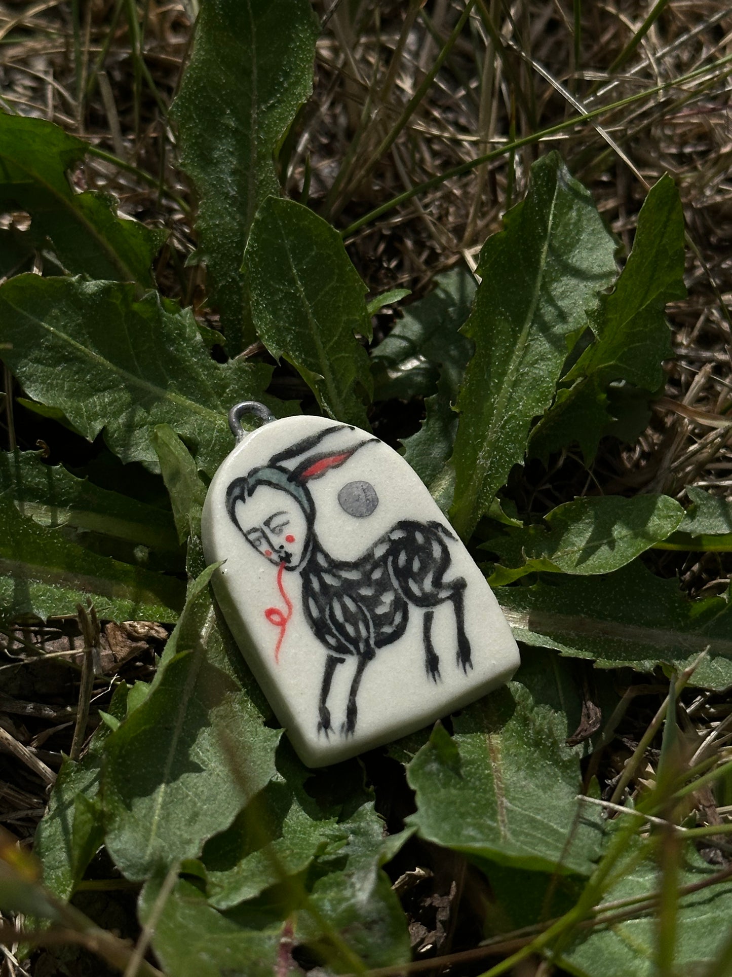 The Familiar Hare - Pendant
