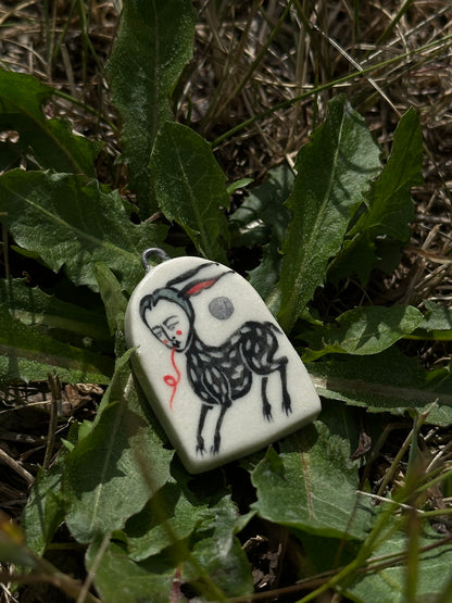 The Familiar Hare - Pendant