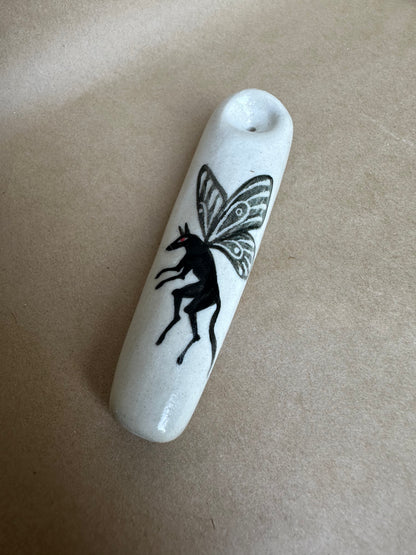 Winged Wolf - Thumb Pipe