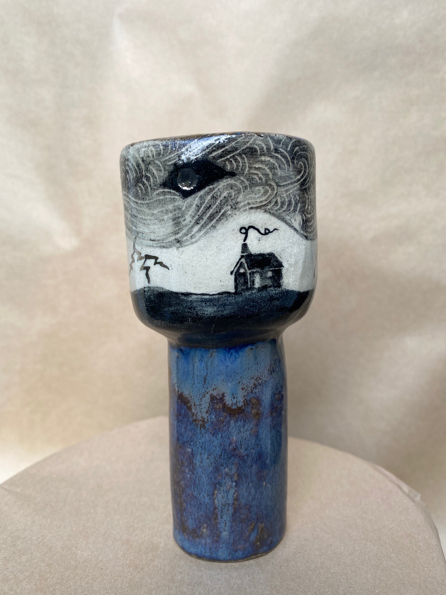 The storm - Candle Chalice