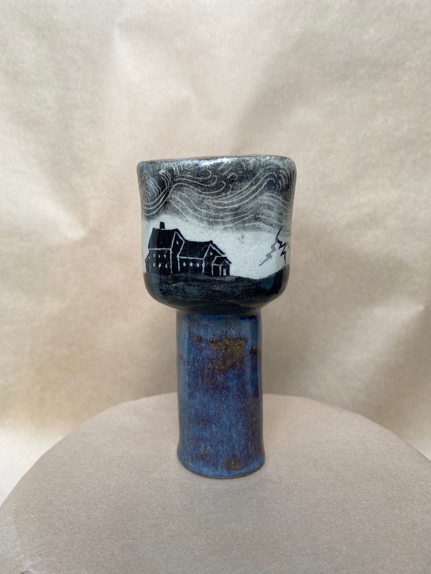 The storm - Candle Chalice