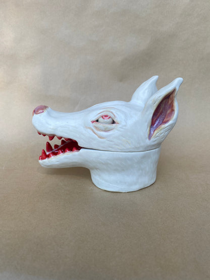 White wolf - Incense burner