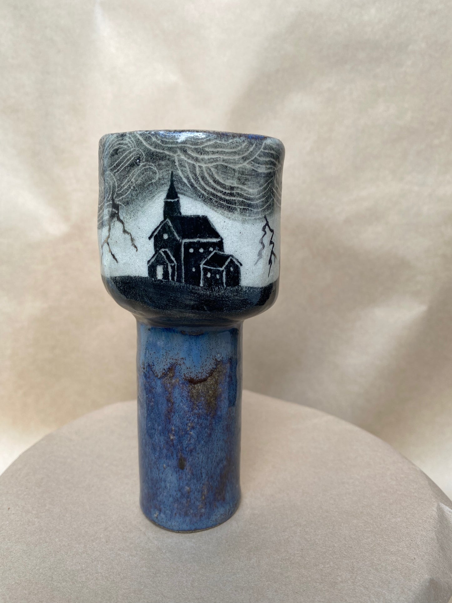 The storm - Candle Chalice