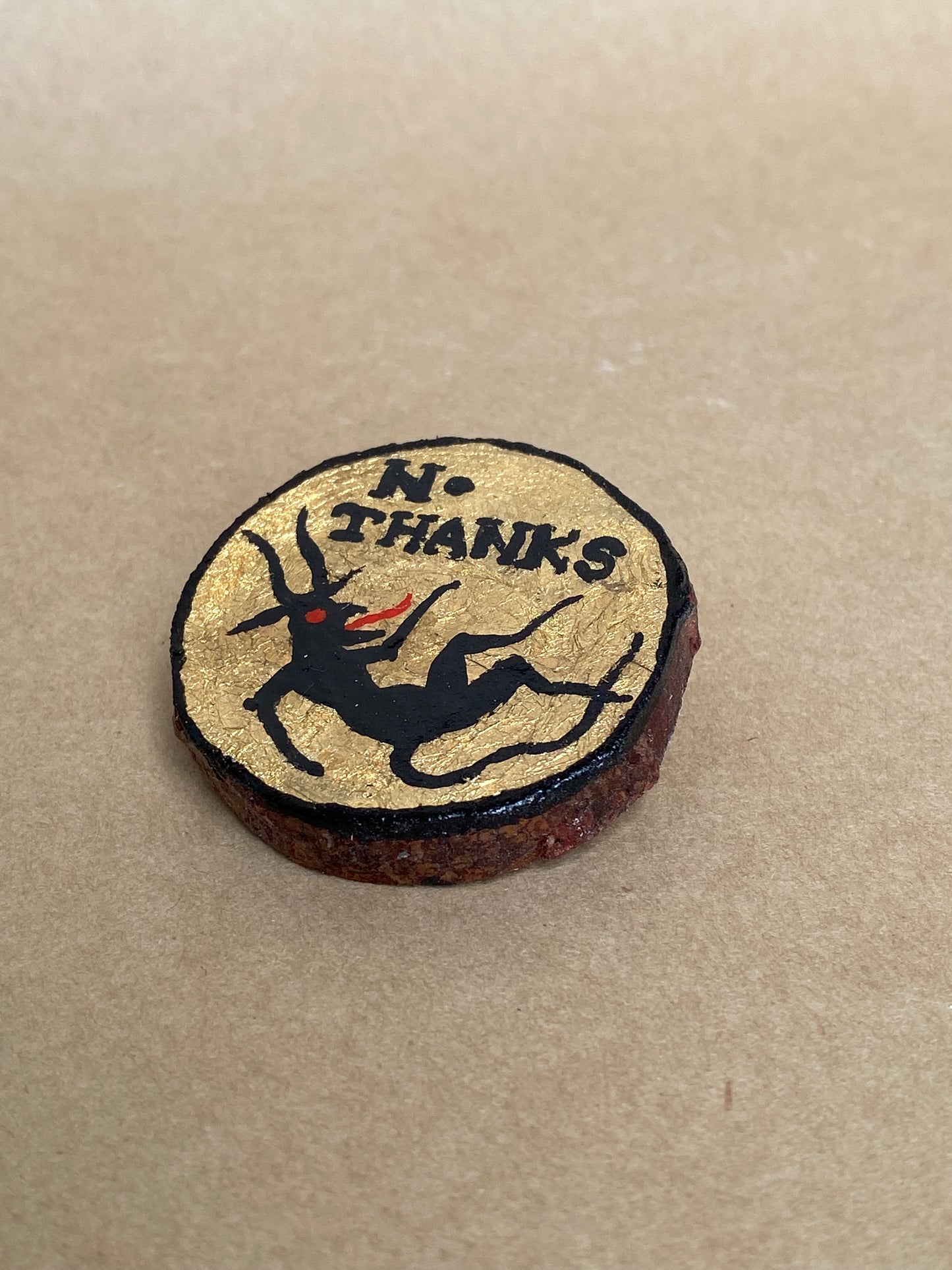 No Thanks Devil - Pin