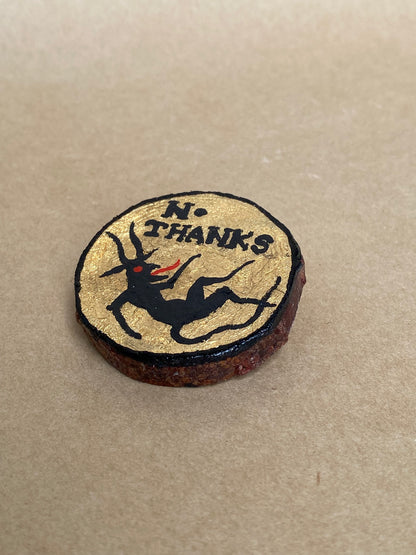 No Thanks Devil - Pin