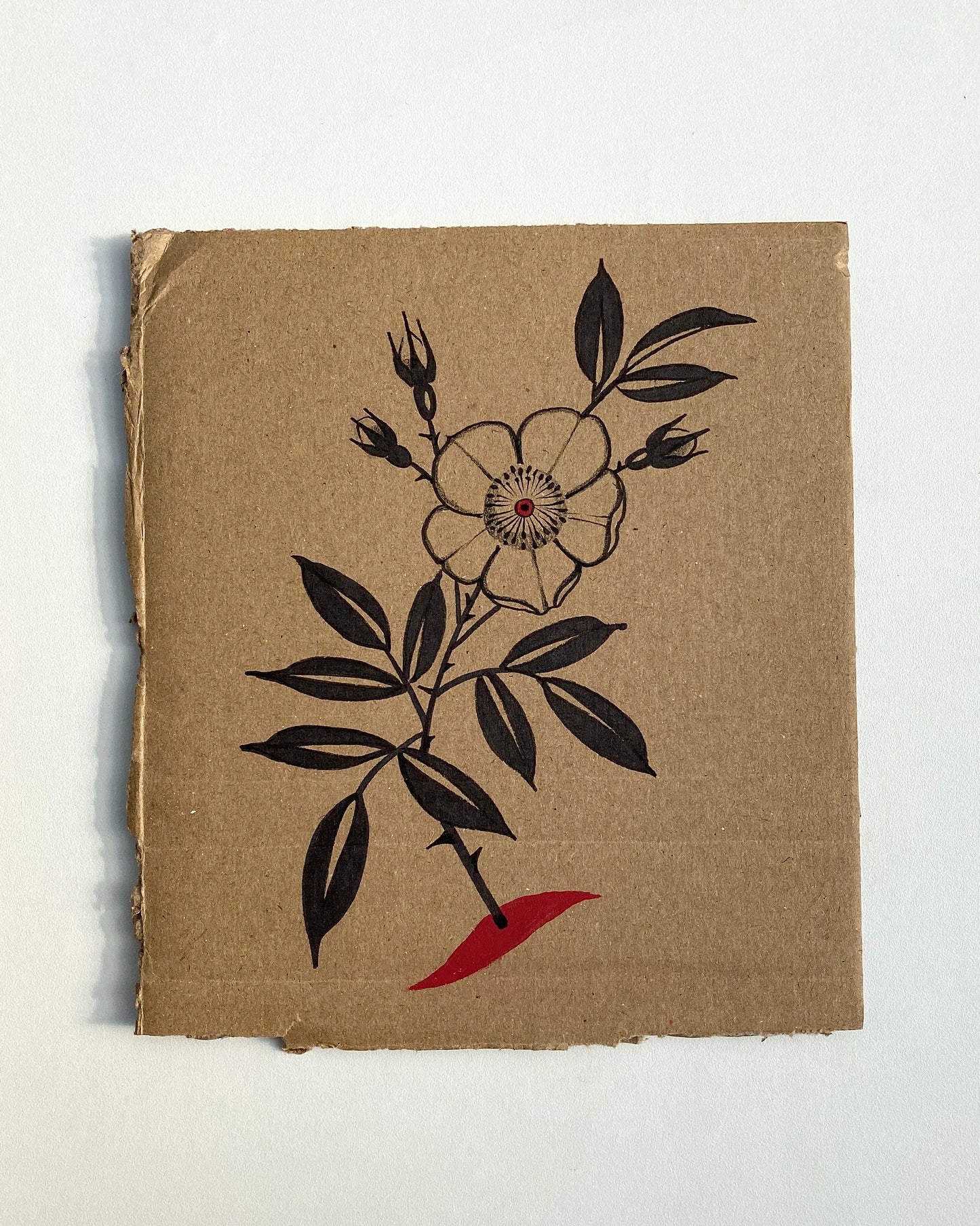 I Bleed Wild Roses - Original Painting