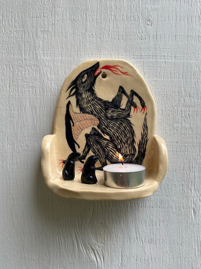 Divine Wolf - Mini Altar and Beasts