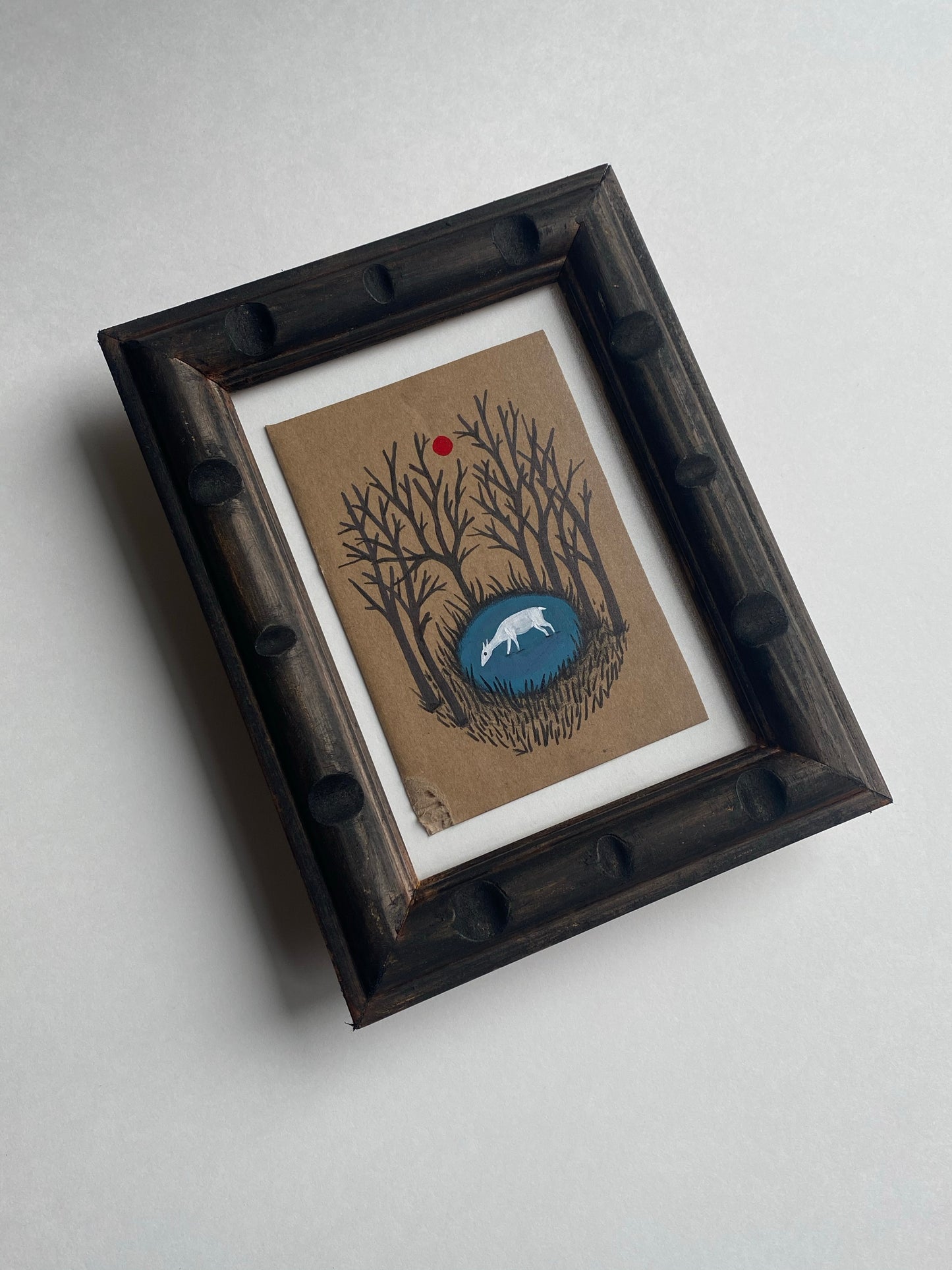 Midnight Drink - Framed Original