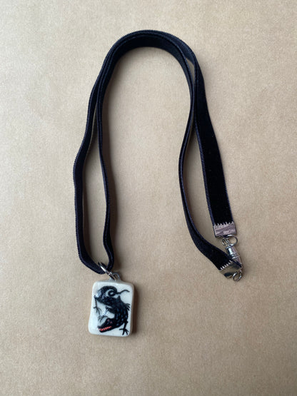Serpent - Charm necklace