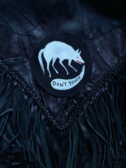 Don’t Touch - Hand Painted Patch