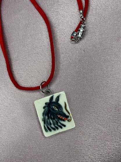 Golden Breath - Charm necklace