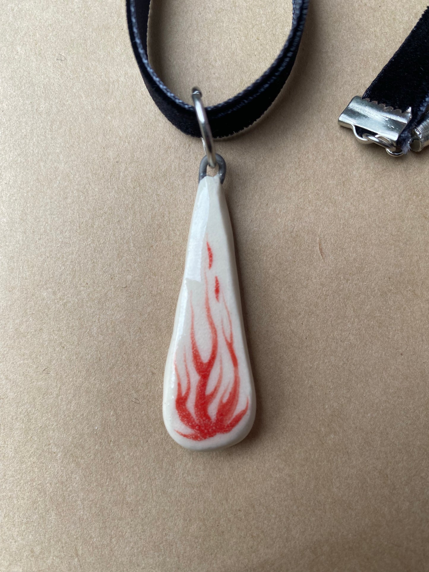 Fire - Charm necklace