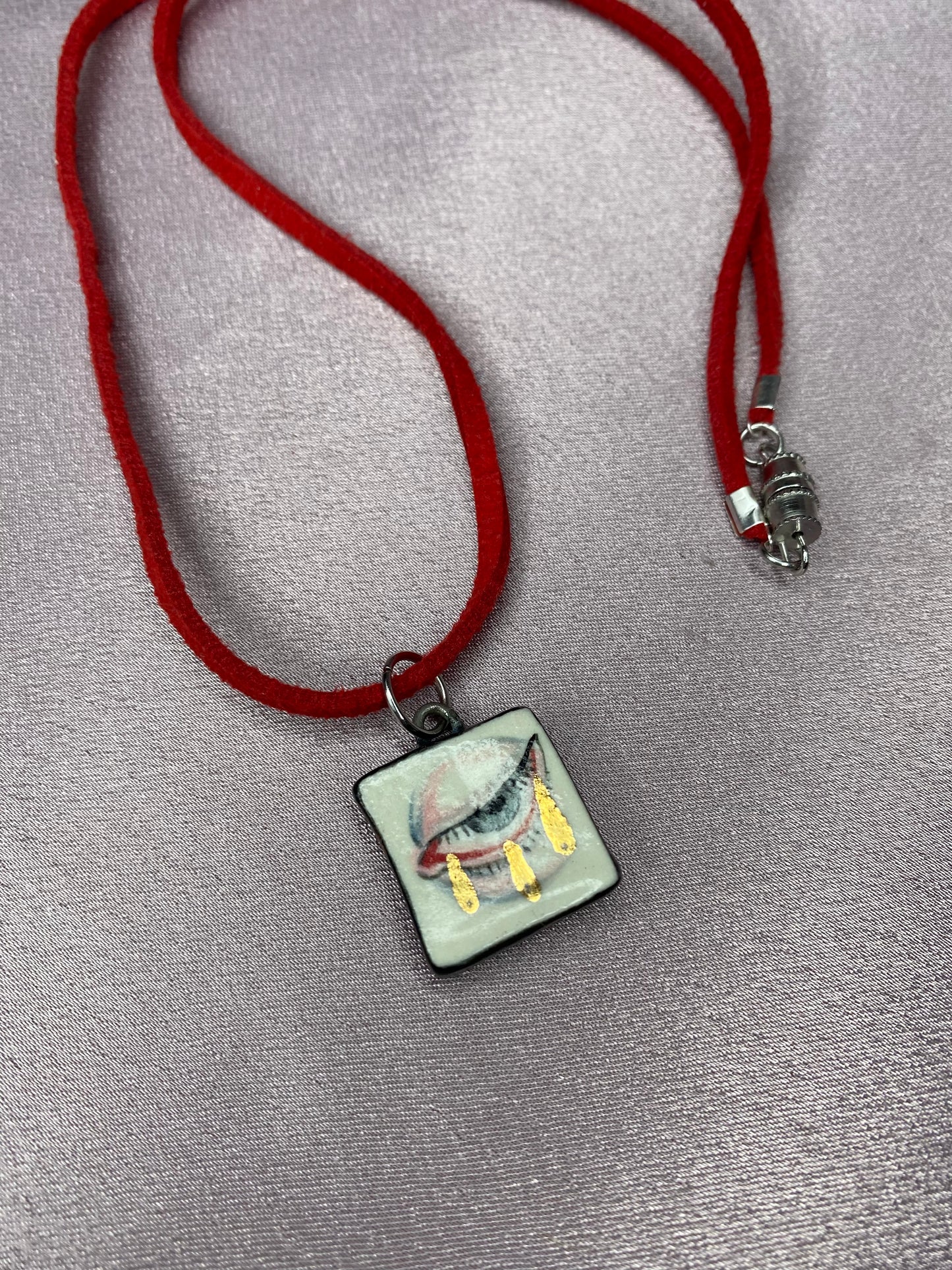 Golden Tears - Charm necklace