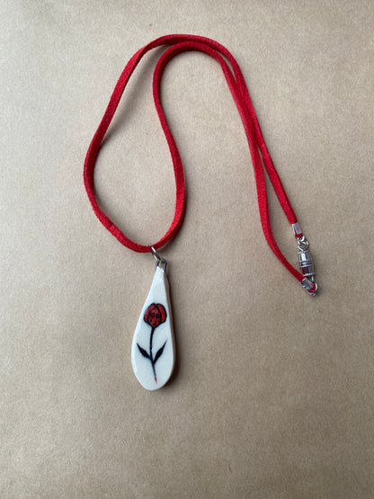 Flower Person - Charm necklace