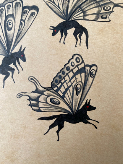Winged Wolves - Original