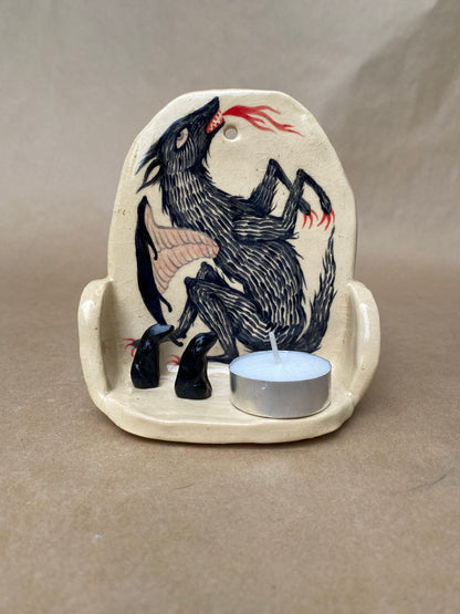 Divine Wolf - Mini Altar and Beasts