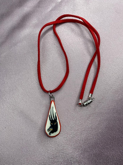 Golden Tongued Demon  - Charm necklace