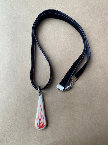 Fire - Charm necklace