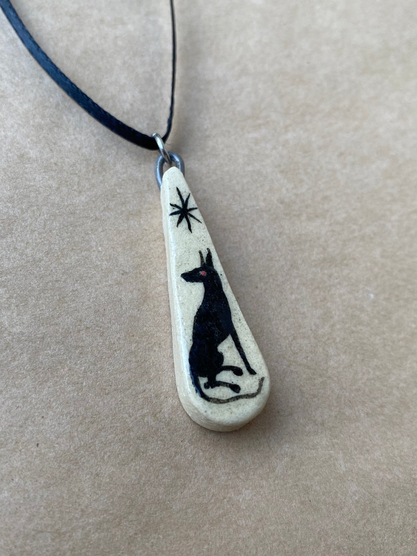 Wolf and Star - Pendant