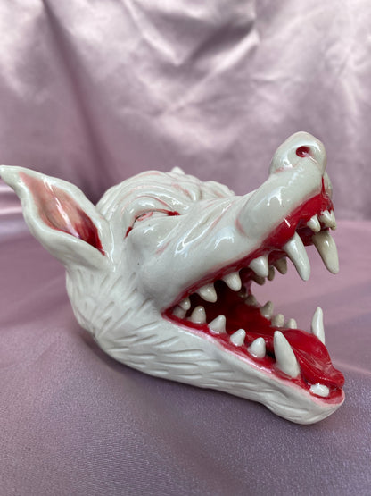 White Wolf - Ashtray / Incense Holder