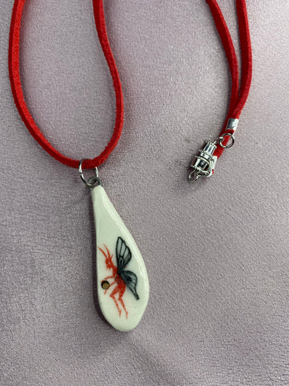 Golden Pearl - Charm necklace