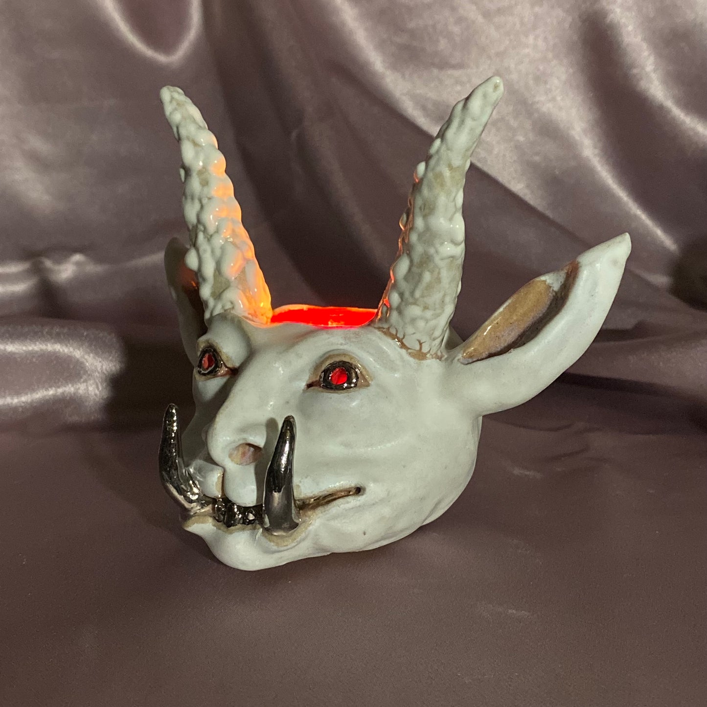 Frost Demon Candle Holder