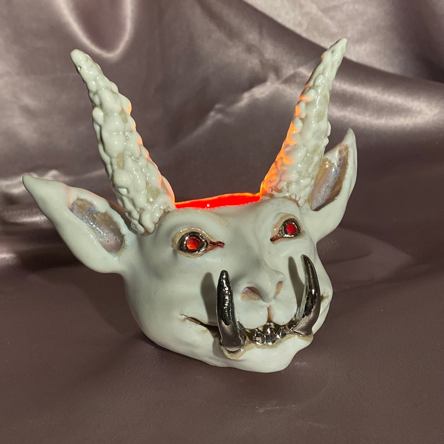 Frost Demon Candle Holder