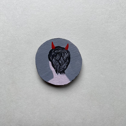 The Devils Hair-Do - Pin