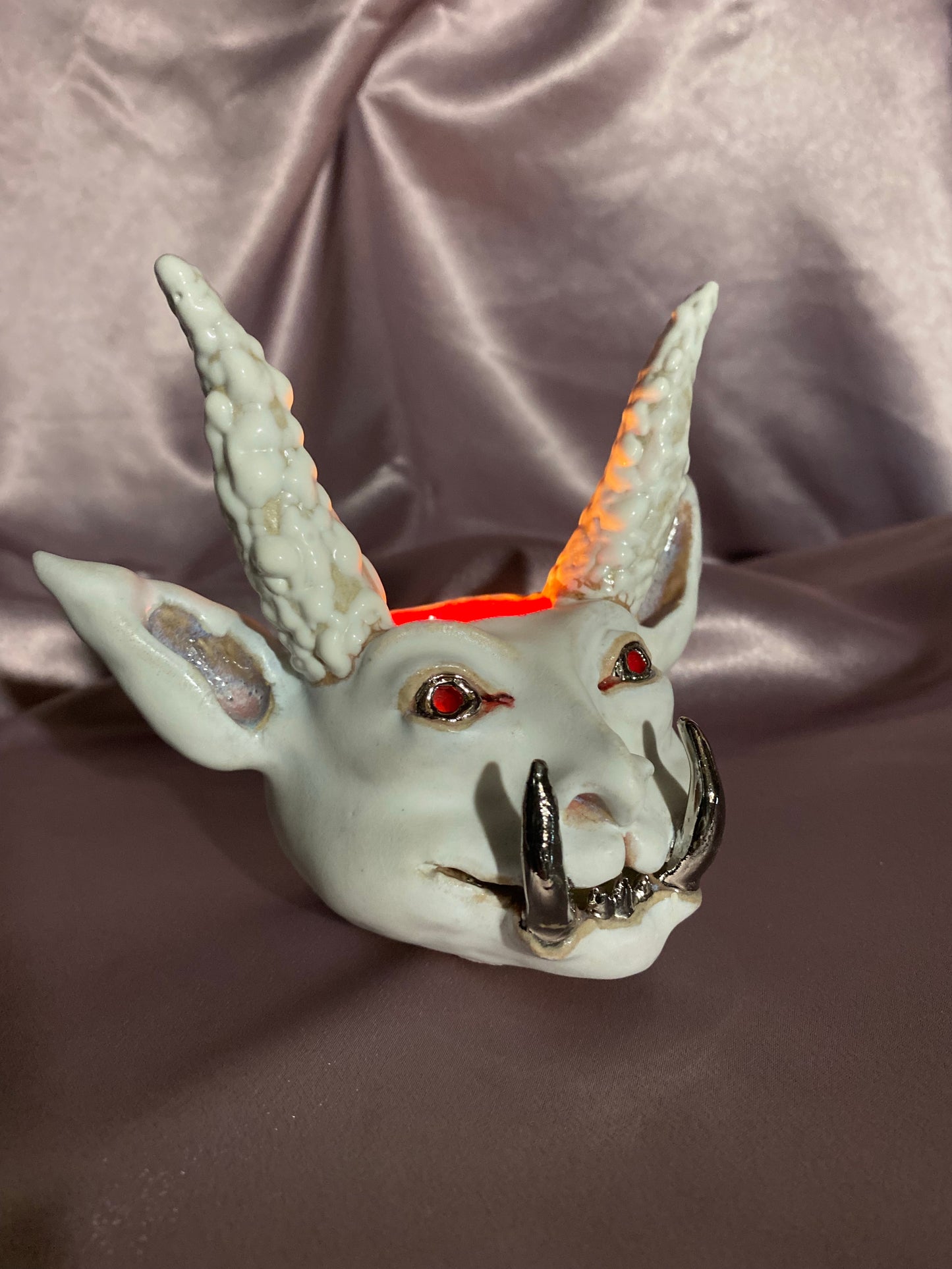 Frost Demon Candle Holder