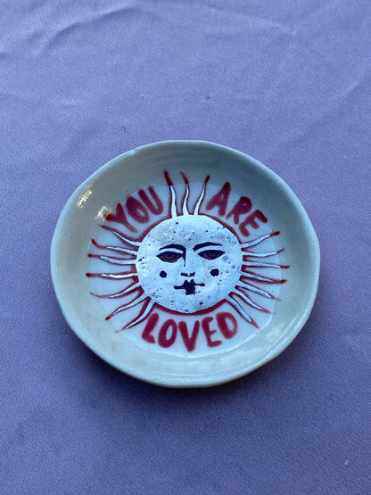 You are loved Moon - Small Dish
