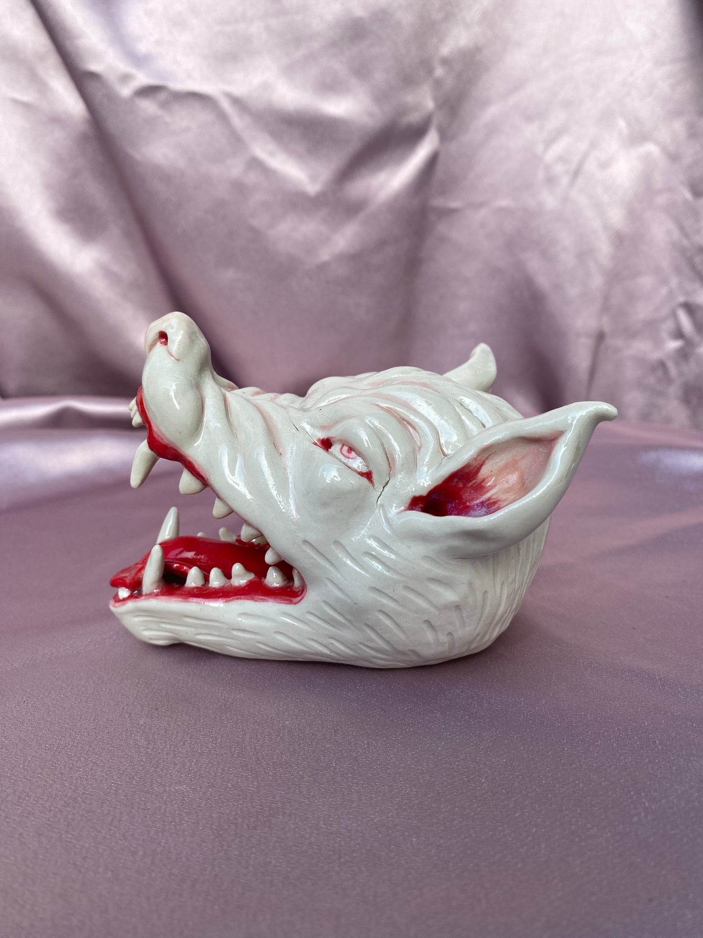 White Wolf - Ashtray / Incense Holder