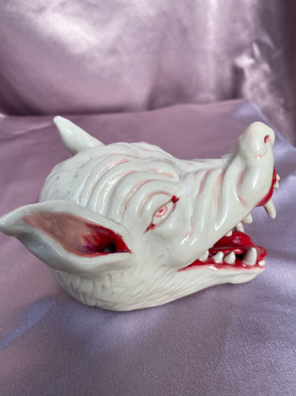 White Wolf - Ashtray / Incense Holder